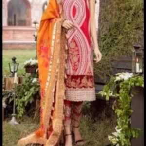 New 3 piece charisma laxauary lawn salwar kamee xl